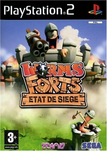 Worms Forts : Etat de siège - Sega - ps2_01227_3 - Jeu Vidéo