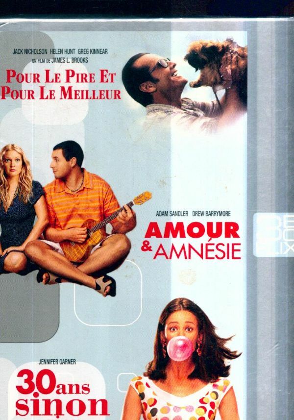 Livrenpoche : Pour le pire et pour le meilleur / Amour & amnésie / 30 ans sinon rien - Coffret Flixbox 3 DVD - Gary Winick, James L. Brooks, Peter Segal - DVD