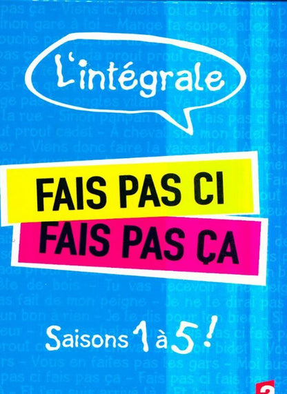 Livrenpoche : Fais pas ci, fais pas ça - Intégrale des saisons 1 à 5 - Pascal Chaumeil, Yvan Radkine, Pascal Forneri, Anne Giafferi, Laurent Dussaux, Gabriel Julien Lafferière - DVD