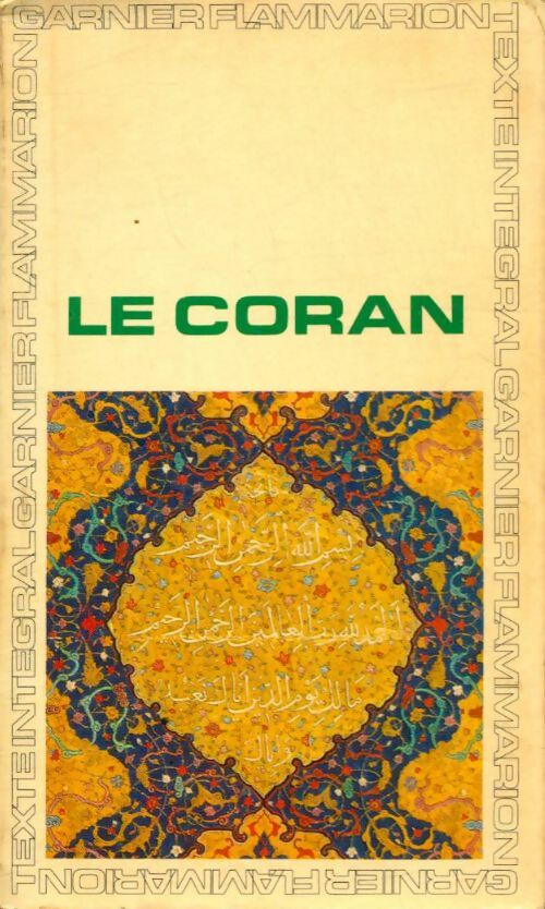 Le Coran - Mohammed Arkoum -  GF - Livre