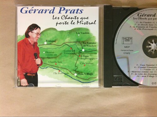 Gérard Prats - Les chants que porte le mistral - Gérard Prats - CD