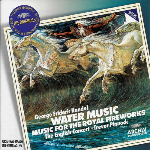 George Frideric Handel - The english concert trevor pinnock - Water music , music for the royal fireworks - George Frideric Handel - CD