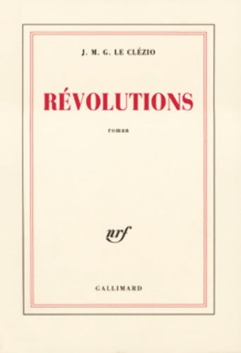 Livrenpoche : Révolutions - Jean-Marie Gustave Le Clézio - Livre