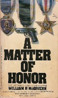 Livrenpoche : A matter of honor - William P. McGivern - Livre