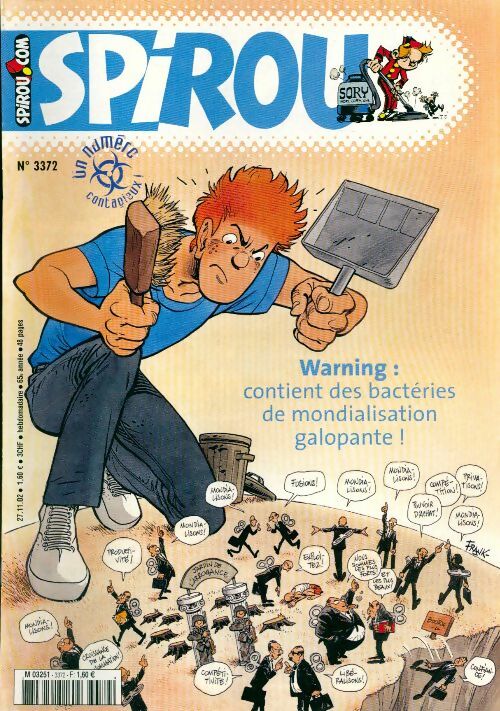 Livrenpoche : Spirou n°3372 : Warning - Collectif - Livre