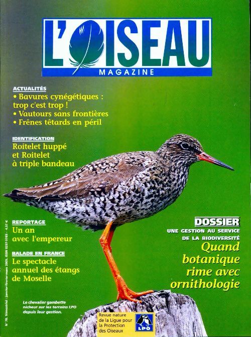 Livrenpoche : L'oiseau mag n°78 : Quand botanique rime avec ornithologie - Collectif - Livre