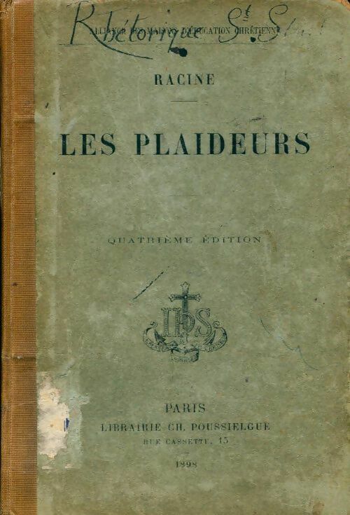 Livrenpoche : Les plaideurs - Racine - Livre