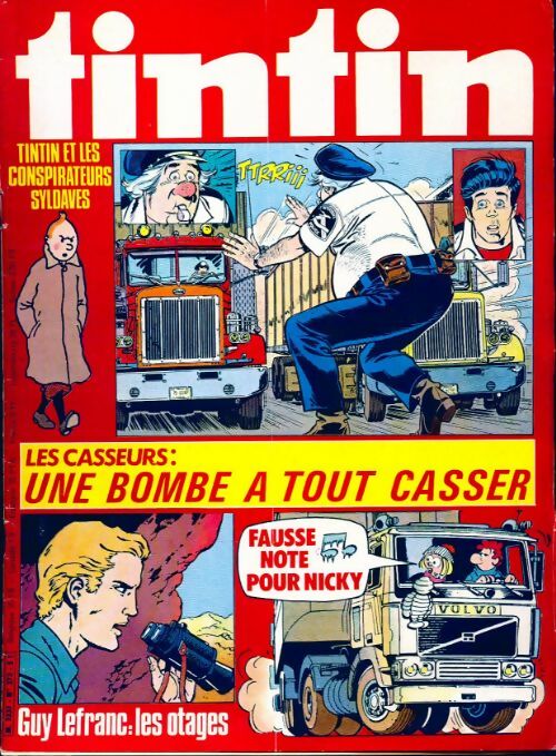 Livrenpoche : Tintin n°273 : Les casseurs, une bombe à tout casser - Collectif - Livre