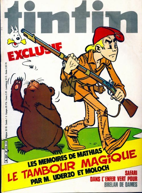 Livrenpoche : Tintin n°314 : Les mémoires de Mathias - Collectif - Livre