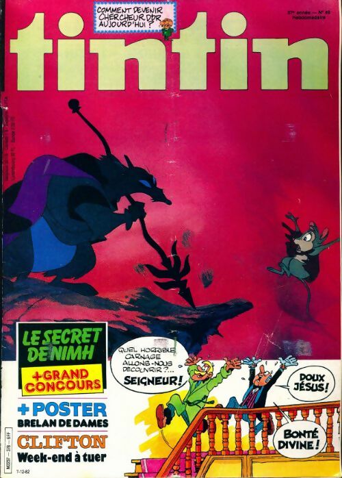 Livrenpoche : Tintin n°378 : Le secret de Nimh - Collectif - Livre