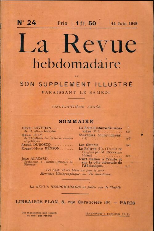 Livrenpoche : La revue hebdomadaire 28e année n°24 - Collectif - Livre