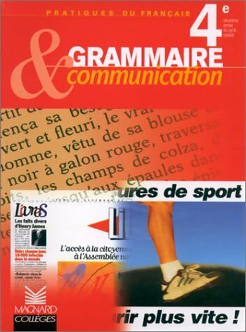 Grammaire et communication 4e