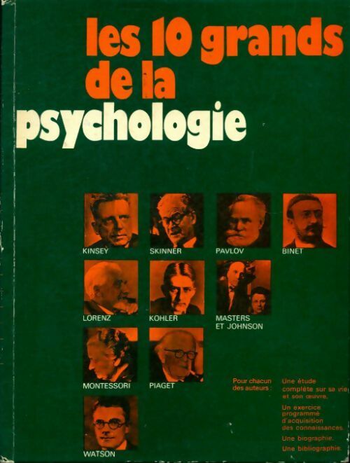 Livrenpoche : Les 10 grands de la psychologie - Collectif - Livre