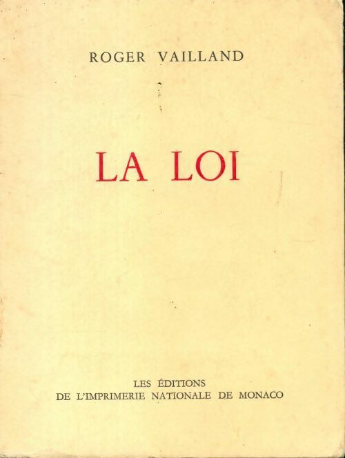 Livrenpoche : La loi - Roger Vailland - Livre