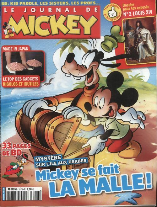 Livrenpoche : Le journal de Mickey n°3176 :  - Collectif - Livre