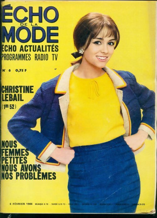 Livrenpoche : Echo de la mode - écho actualités 1966 n°6 - Collectif - Livre