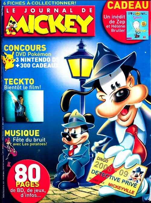 Livrenpoche : Le journal de Mickey n°2922 : Dingo détective privé - Collectif - Livre