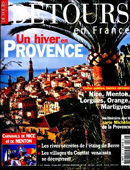 Livrenpoche : Détours en France n°132 : Un hiver en Provence - Collectif - Livre