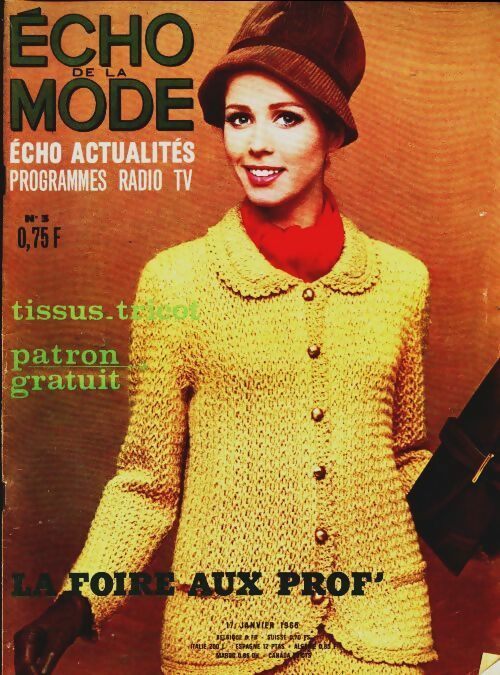 L'écho de la mode 1965 n°3 - Collectif -  L'écho de la mode - Livre