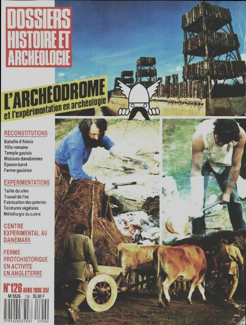 Les dossiers d'archéologie n°126 : L'archodrome - Collectif -  Les dossiers d'archéologie - Livre