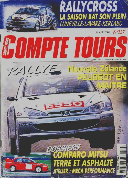 Livrenpoche : Compte tours n°127 : Nouvelle-Zélance, Peugeot en maître - Collectif - Livre