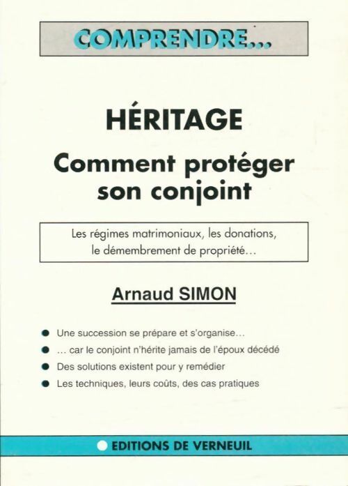 Livrenpoche : Héritage : Comment protéger son conjoint - Arnaud Simon - Livre