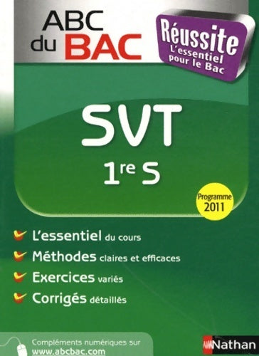 SVT 1ère S - Frédéric Lalevée -  ABC du bac - Livre