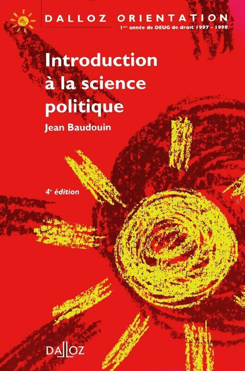 Livrenpoche : Introduction à la science politique - Jean Baudouin - Livre