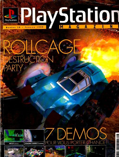 Playstation n°28 : Rollcage - Collectif -  Playstation - Livre