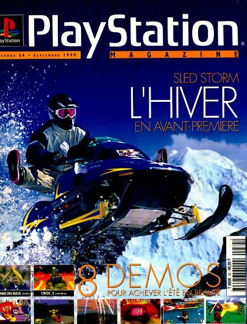 Playstation n°34 : Sled Storm, l'hiver en avant-première - Collectif -  Playstation - Livre