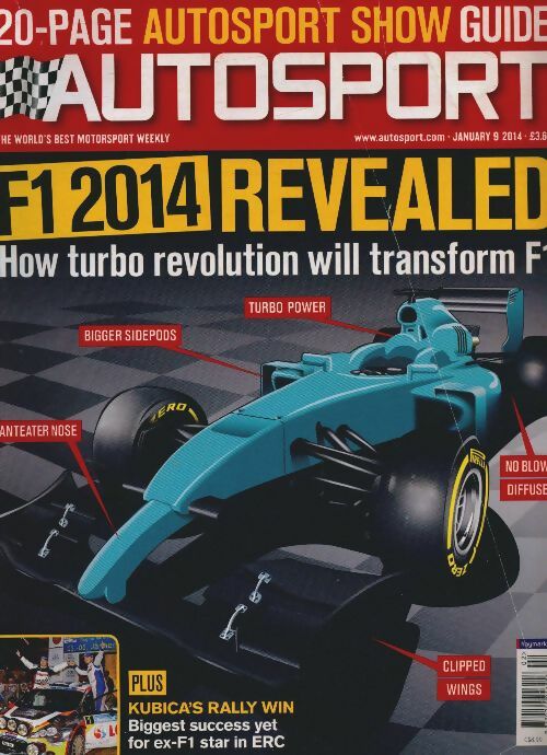 Autosport n°2 : F1 2014 revealed - Collectif -  Autosport - Livre