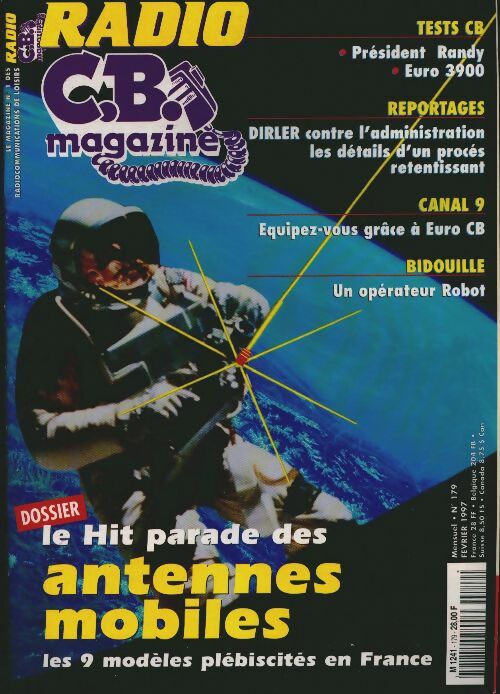 Radio CB Magazine n°179 : Le Hit parade des antennes mobiles - Collectif -  Radio CB Magazine - Livre
