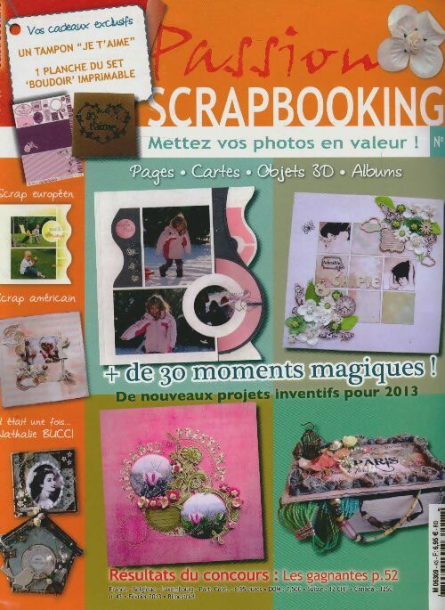 Livrenpoche : Passion scrapbooking n°43 : + de 30 moments magiques ! - Collectif - Livre