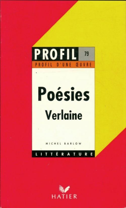 Livrenpoche : Poésies de Verlaine - Michel Barlow, Verlaine+Berlow-M - Livre