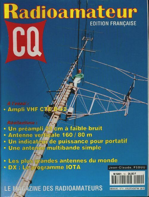 CQ Radioamateur n°14 : Ampli VHF CTE B-42 - Collectif -  CQ Radioamateur - Livre