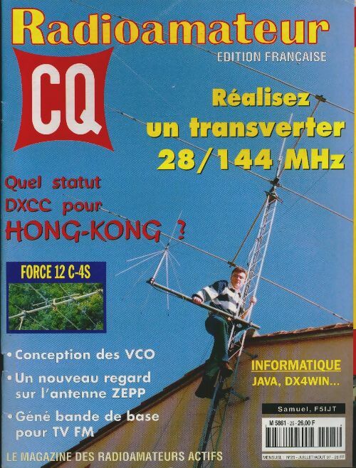CQ Radioamateur n°25 : Réalisez un transverter 28/144 MHz - Collectif -  CQ Radioamateur - Livre