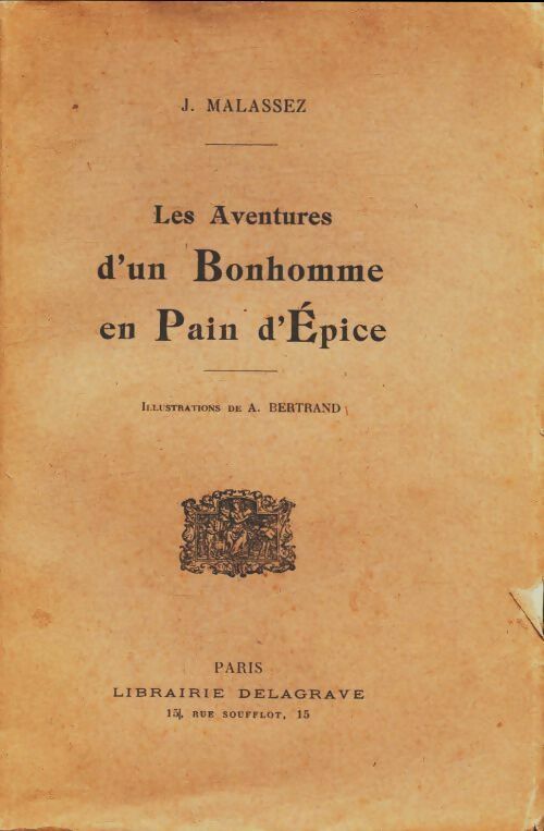 Livrenpoche : Les aventures d'un bonhomme en pain d'épices - J Malassez - Livre