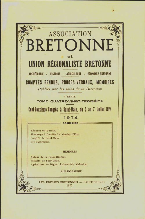 Livrenpoche : Association bretonne 1974 - Collectif - Livre