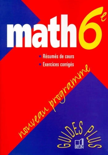 Livrenpoche : Math 6e. 15 étapes pour réussir - Jean-Louis Boursin - Livre