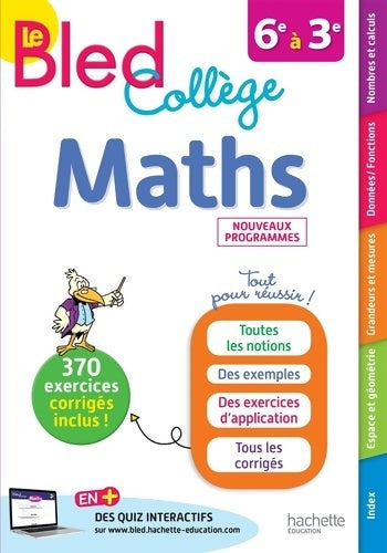 Livrenpoche : Bled maths collège - Josyane Curel - Livre