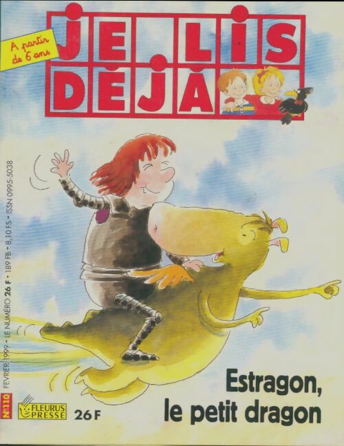 Livrenpoche : Je lis déjà n°110 : Estragon, le petit dragon - Collectif - Livre