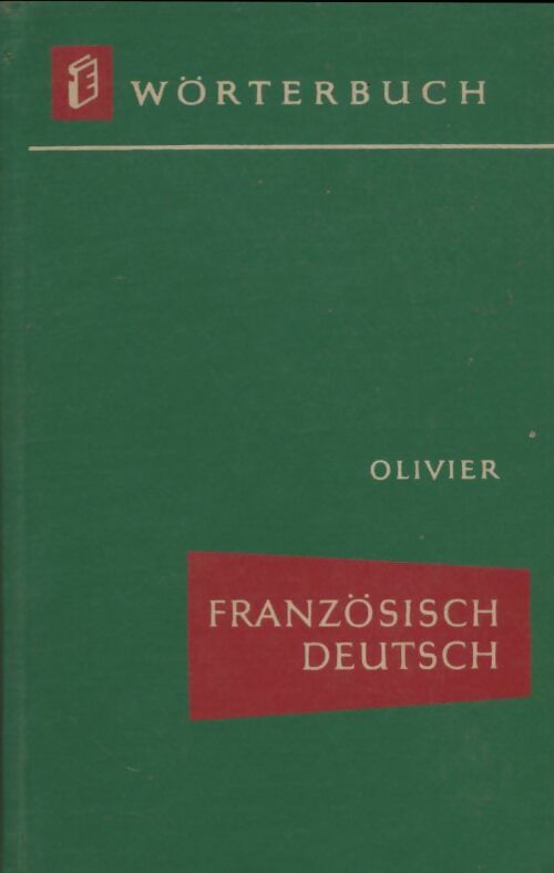 Livrenpoche : Franzôsisch / Deutsch - René Olivier - Livre