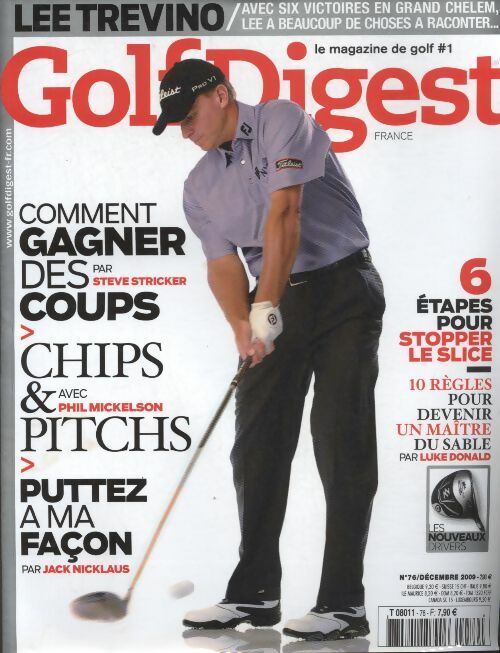 Golf Digest n°76 : Comment gagner des coups par Steve Stricker - Collectif -  Golf Digest - Livre