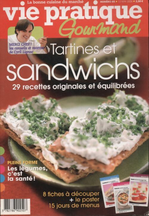 Gourmand n°85 : Tartines et sandwichs - Collectif -  Gourmand - Livre