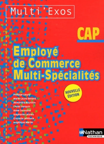 Livrenpoche : Employé de commerce multi-spécialités - CAP - Philippe Lieury - Livre