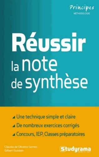 Livrenpoche : Réussir la note de synthèse - Gilbert Guislain - Livre