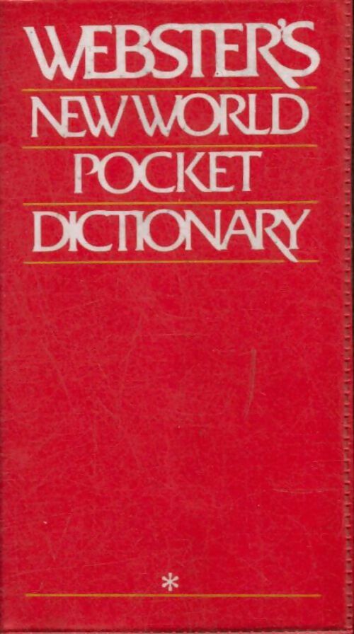 Livrenpoche : Webster's new world pocket dictionary - David B Guralnik - Livre