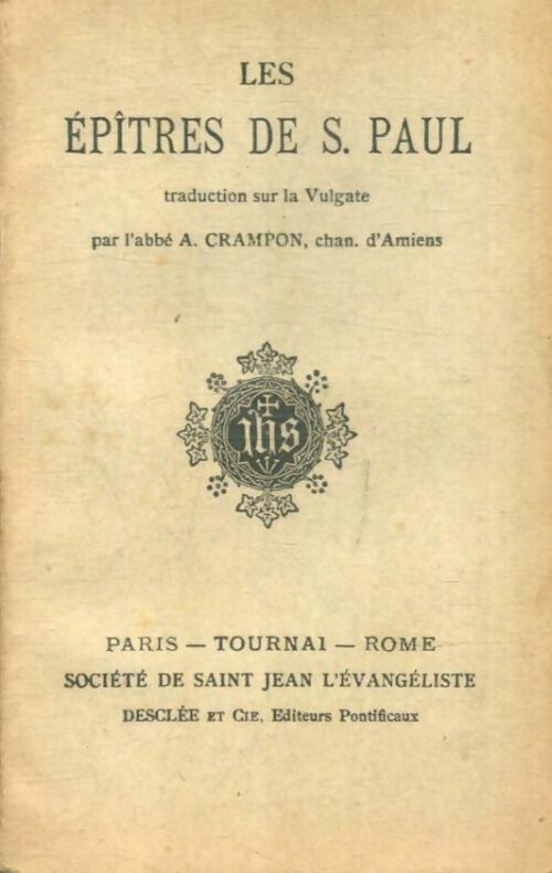 Livrenpoche : Les épitres de Saint Paul - Saint Paul - Livre