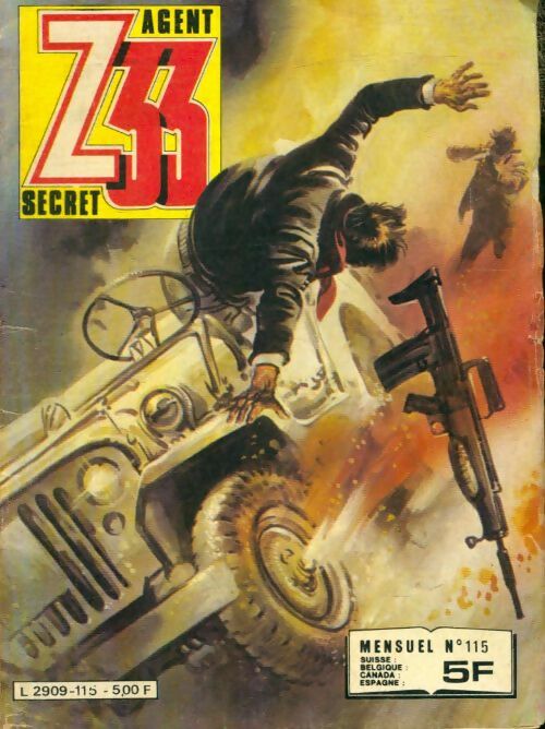 Z33 Agent secret n°115 - Collectif -  Z33 Agent secret - Livre