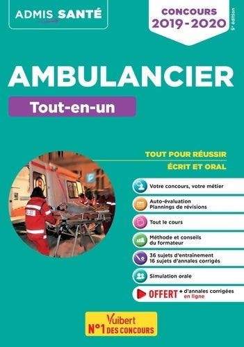 Livrenpoche : Concours Ambulancier - Tout-en-un : Concours 2019/2020 - Marion Gauthier - Livre